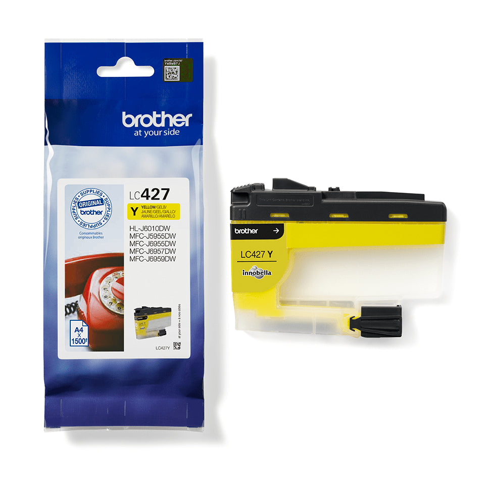 Brother LC-427Y cartucho de tinta 1 pieza(s) Original Amarillo (4)