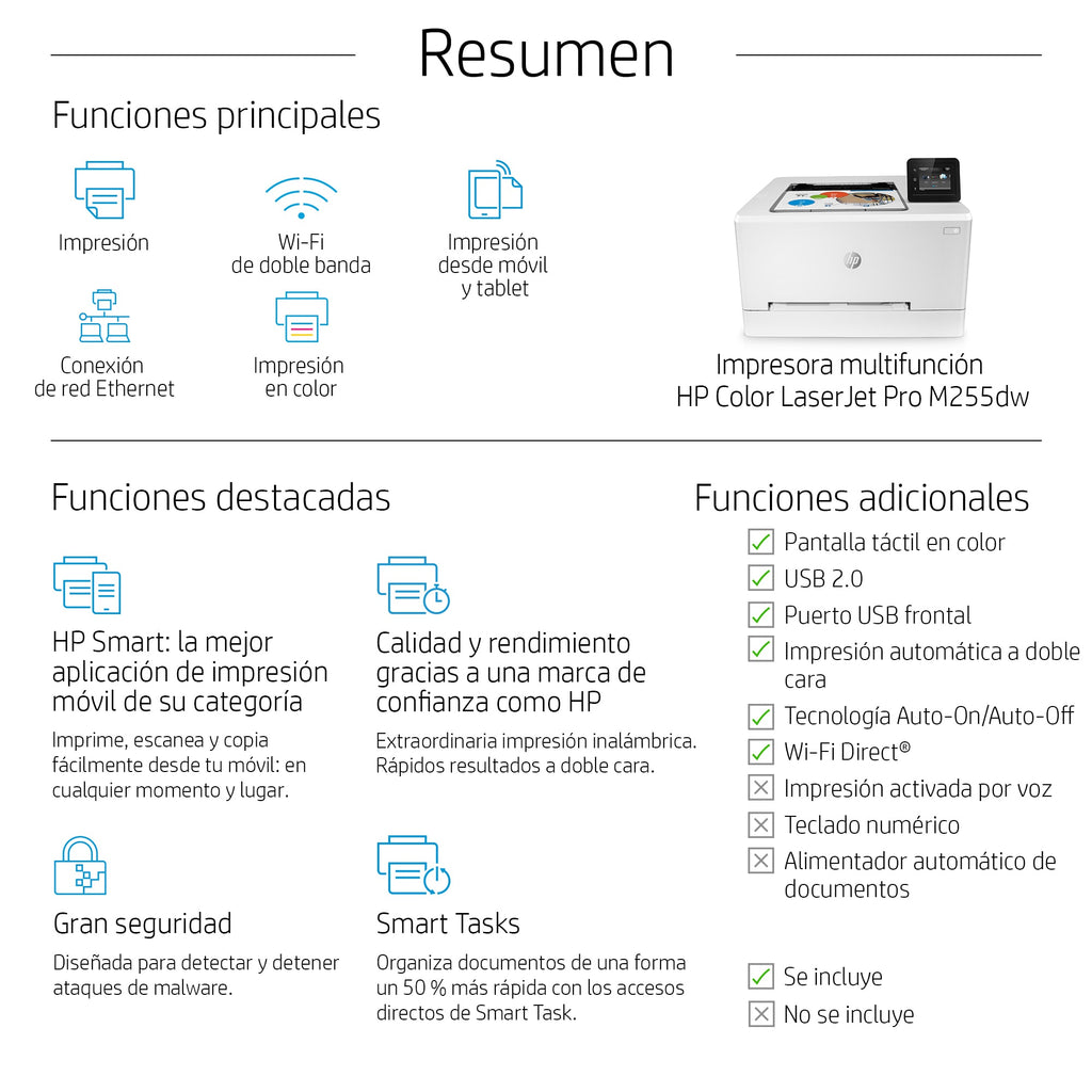HP Color LaserJet Pro M255dw 600 x 600 DPI A4 Wifi (8)