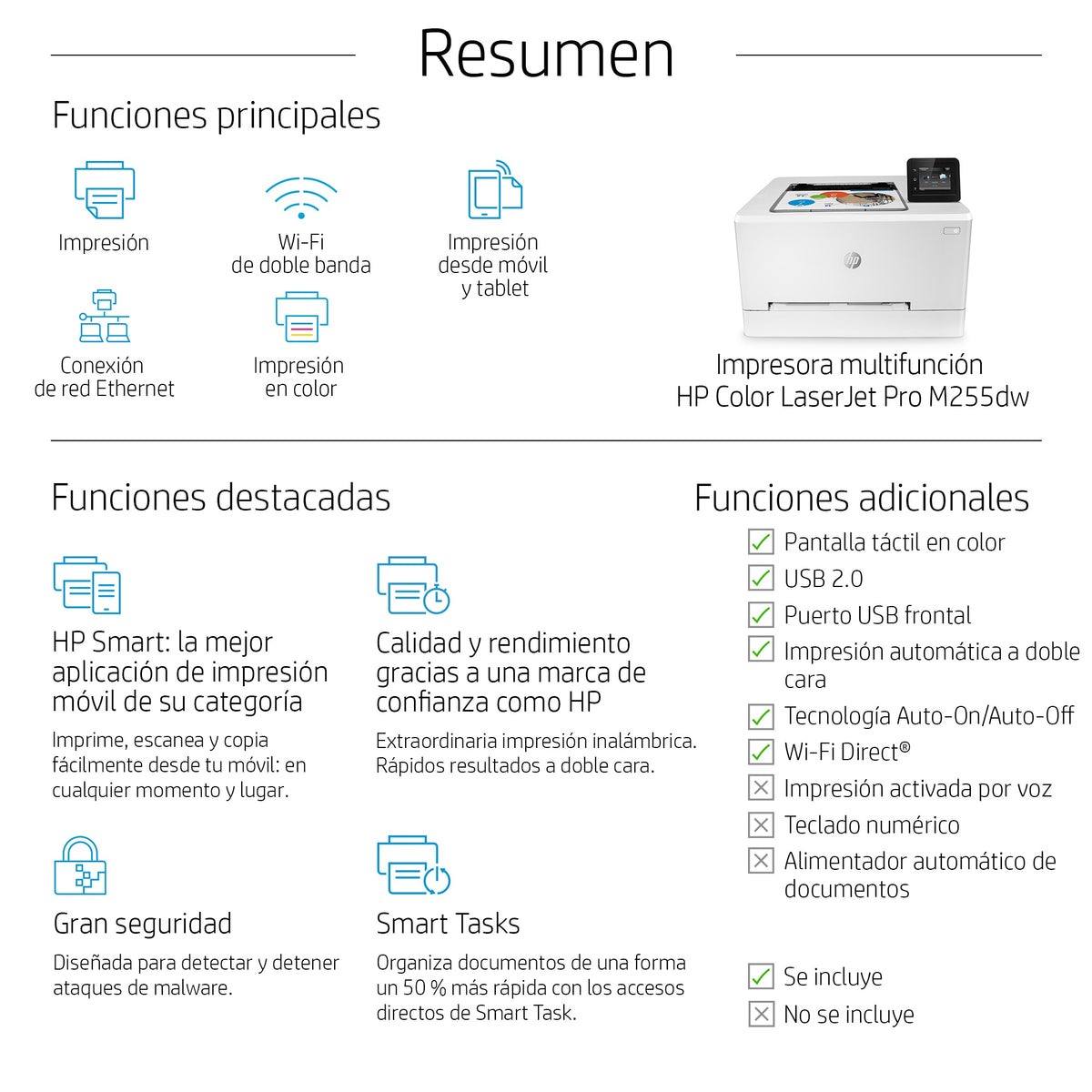 HP Color LaserJet Pro M255dw 600 x 600 DPI A4 Wifi (8)