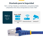 StarTech.com NLBL-1M-CAT8-PATCH cable de red S/FTP (S-STP) Alrededor (8)