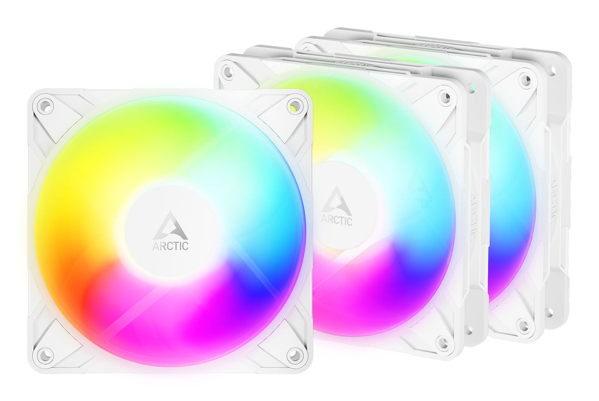 ARCTIC Freezer P12 Pro Reverse A-RGB (White) - 3 Pack Carcasa del ordenador Ventilador 12 cm Blanco 3 pieza(s) (2)
