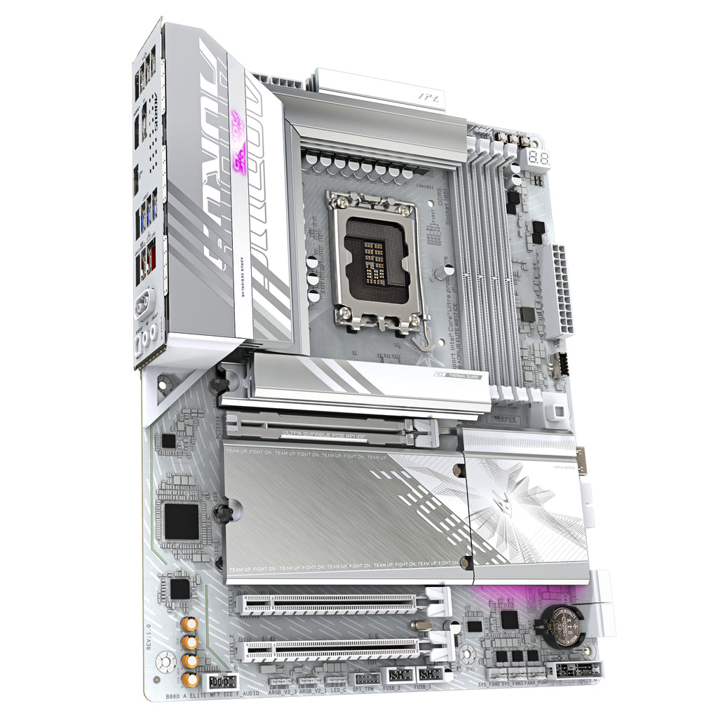 GIGABYTE B860 AORUS ELITE WIFI7 ICE Intel B860 LGA 1851 (Socket V1) ATX (3)