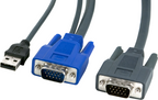 Cable Kvm Articona Vga USB, 1,8 M