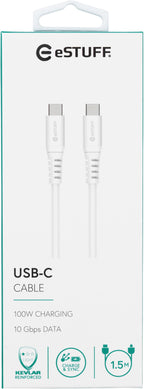 eSTUFF ES604102 cable USB USB 3.2 Gen 2 (3.1 Gen 2) 1,5 m USB C 10 Gbit/s 100 W