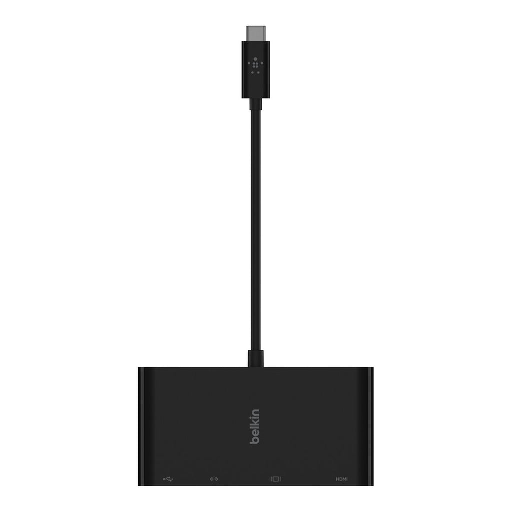 Adaptador multipuerto - USB-C - VGA, HDMI - 1GbE
