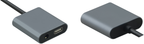 Adaptador USB-C m. - jack h. + USB-C (2)