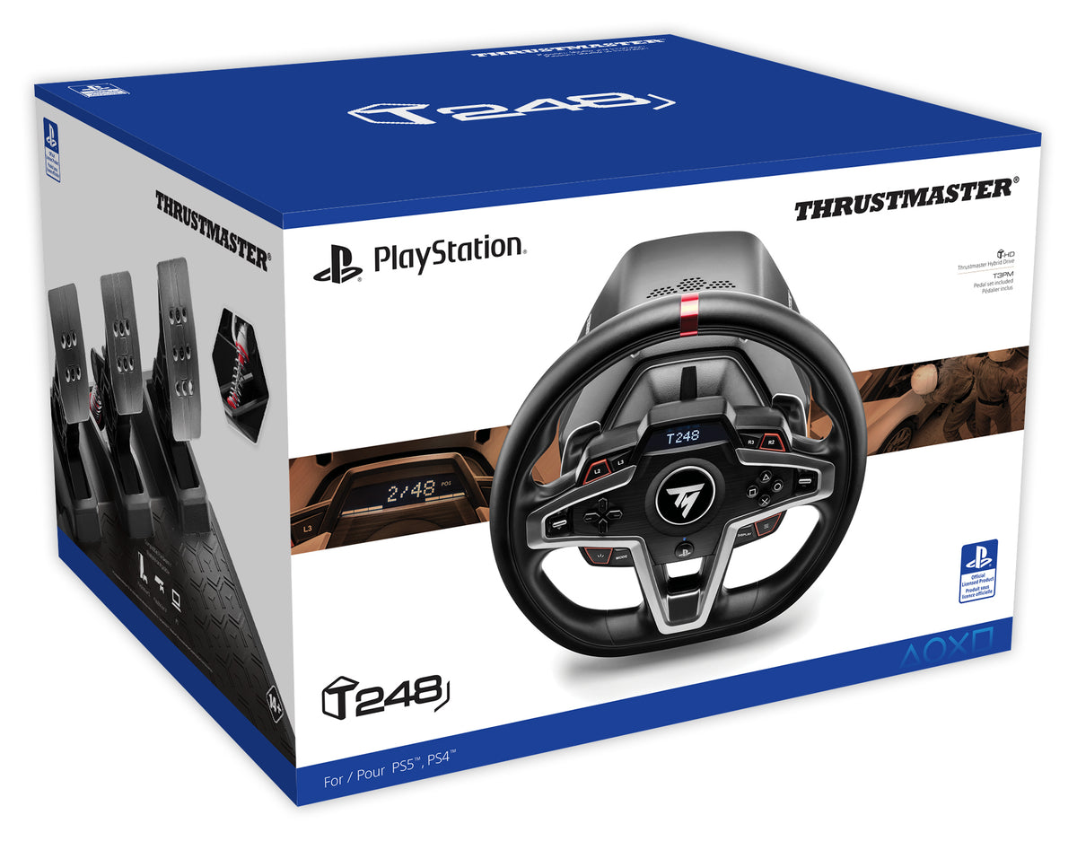 Thrustmaster T248 Negro USB Volante + Pedales PC, PlayStation 4, PlayStation 5 (5)