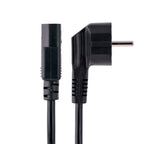 StarTech.com 713E-3M-POWER-CORD cable de transmisión Negro CEE7/7 C13 acoplador (2)