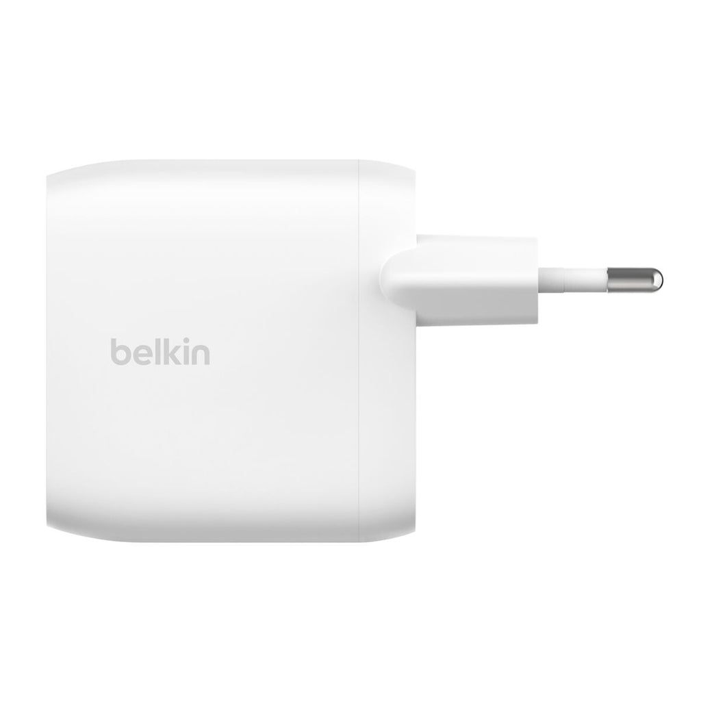Adaptador de corriente - 60 vatios - 2.7 A - Fast Charge, Suministro de energía 3.1 - 2 conectores de salida (2 USB-C) - blanco