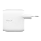 Adaptador de corriente - 60 vatios - 2.7 A - Fast Charge, Suministro de energía 3.1 - 2 conectores de salida (2 USB-C) - blanco