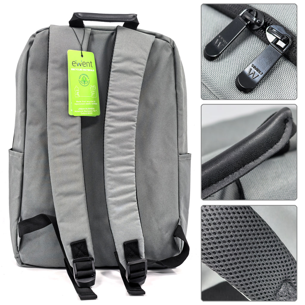 Ewent EW2538 maletines para portátil 40,9 cm (16.1") Mochila Gris (2)