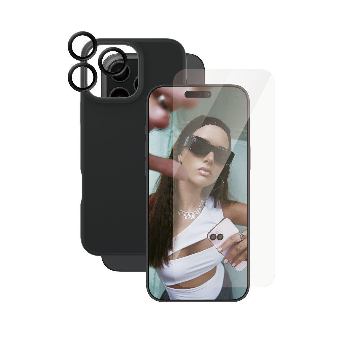 PanzerGlass CARE™ by ® 3-in-1 Bundle iPhone 16 Pro Max Protector de pantalla Apple 1 pieza(s)