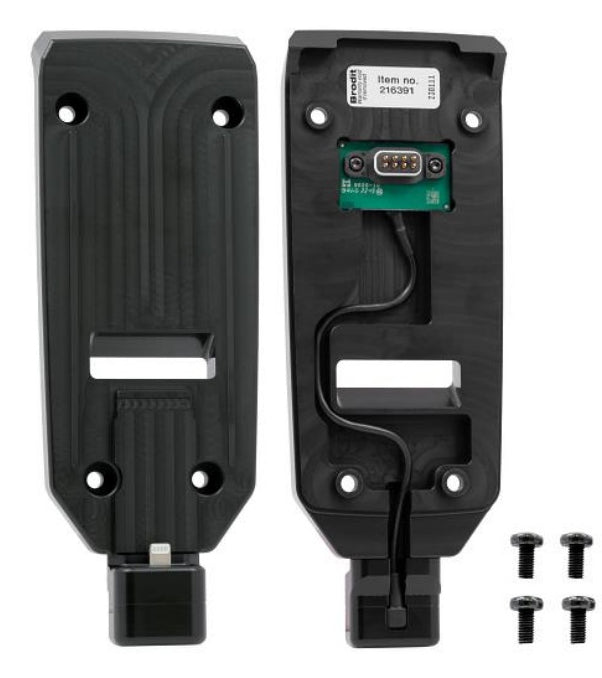 Adaptador Brodit Zebra 3PTY-PCLIP-216391 para RFD40 RFID (2)