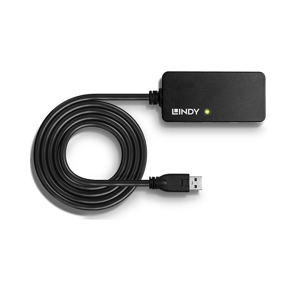 Lindy 43159 hub de interfaz USB 3.2 Gen 1 (3.1 Gen 1) Type-A 5000 Mbit/s Negro (4)
