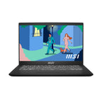 MSI Modern 14 C7M-407UK ordenador portatil AMD Ryzen™ 5 7430U Portátil 35,6 cm (14") Full HD 8 GB DDR4-SDRAM 512 GB SSD Wi-Fi 6E (802.11ax) Windows 11 Home Negro QWERTY Inglés del Reino Unido