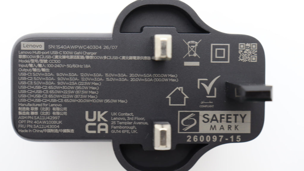 AC_ADAPTER Lenovo 100W3C