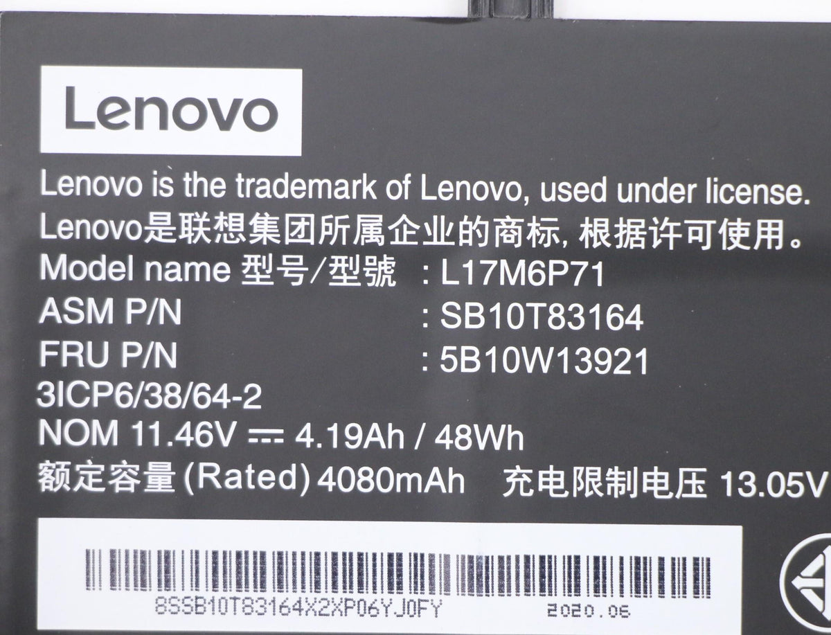 48Wh battery for Lenovo
