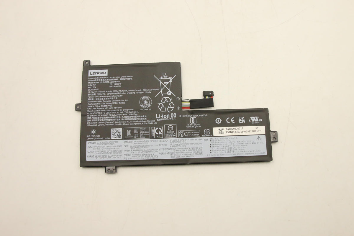 3635mAh Li-Ion battery for