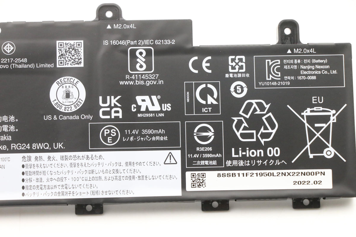 42Wh 3-cell lithium-ion