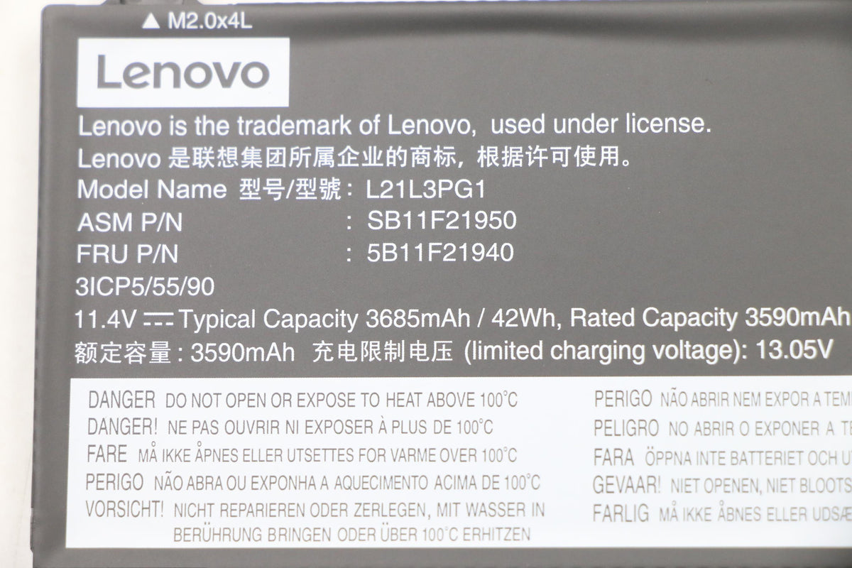 42Wh 3-cell lithium-ion
