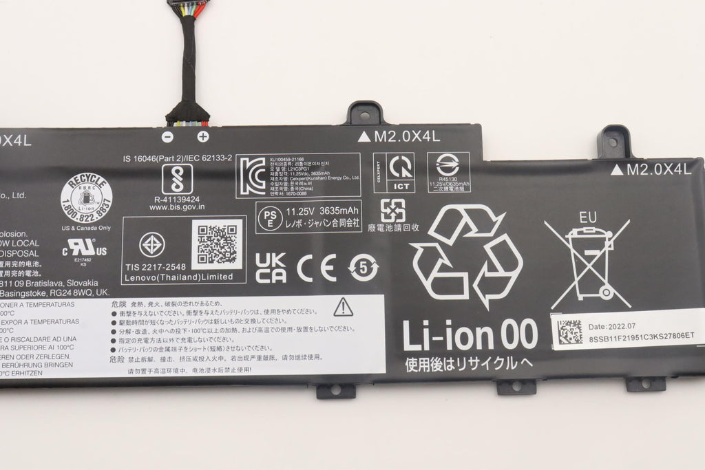 42Wh 3-cell lithium-ion
