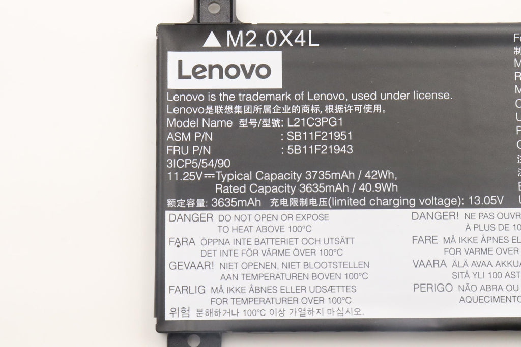 42Wh 3-cell lithium-ion