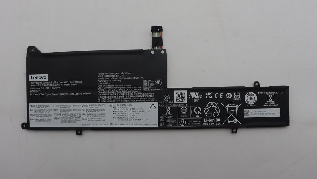 3-cell lithium-ion battery