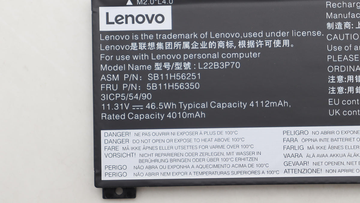 46.5Wh Internal Li-ion