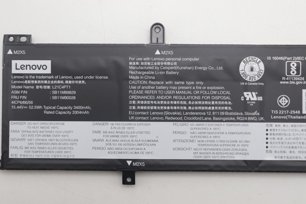 Internal Lithium-ion battery,