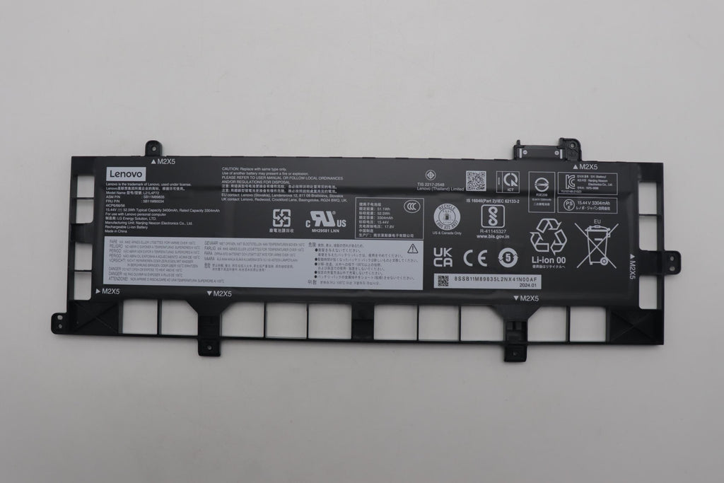 52.5Wh internal lithium-ion