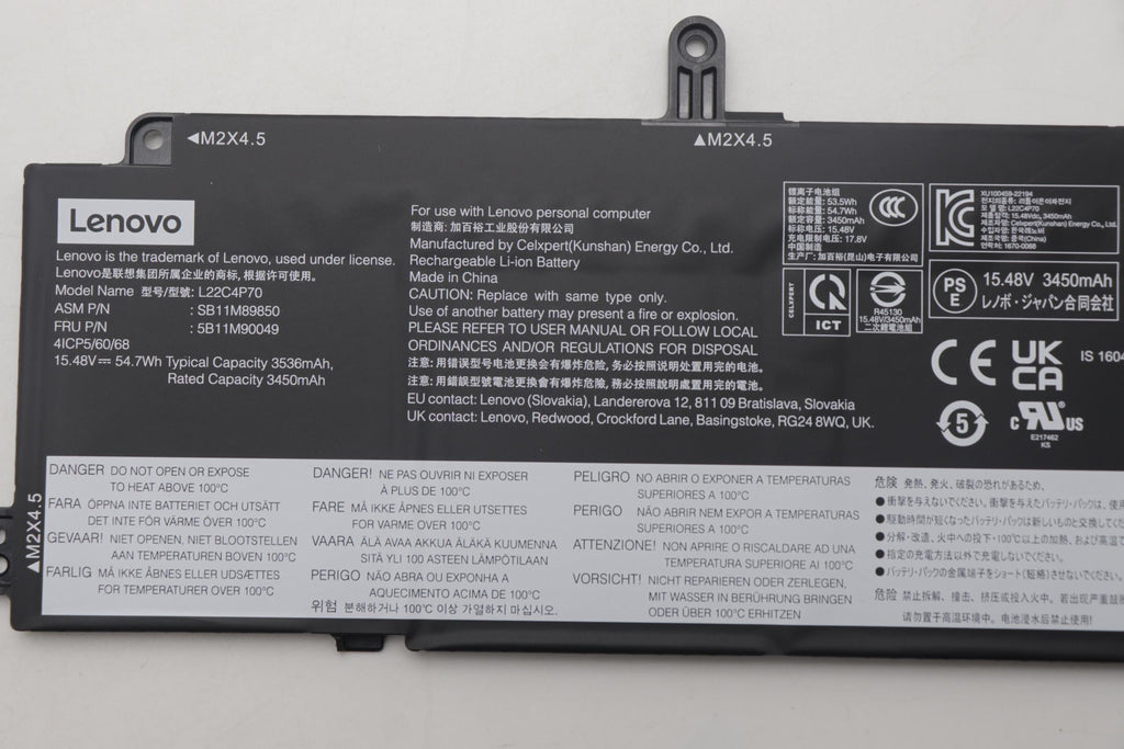 54.7Wh internal lithium-ion