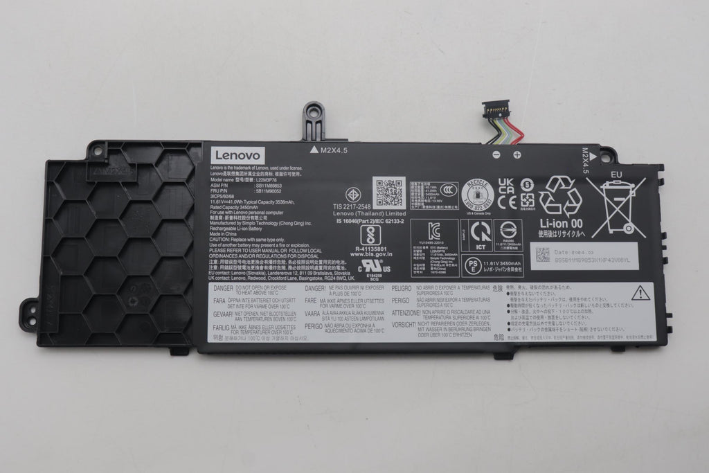 41Wh 3-cell lithium-ion