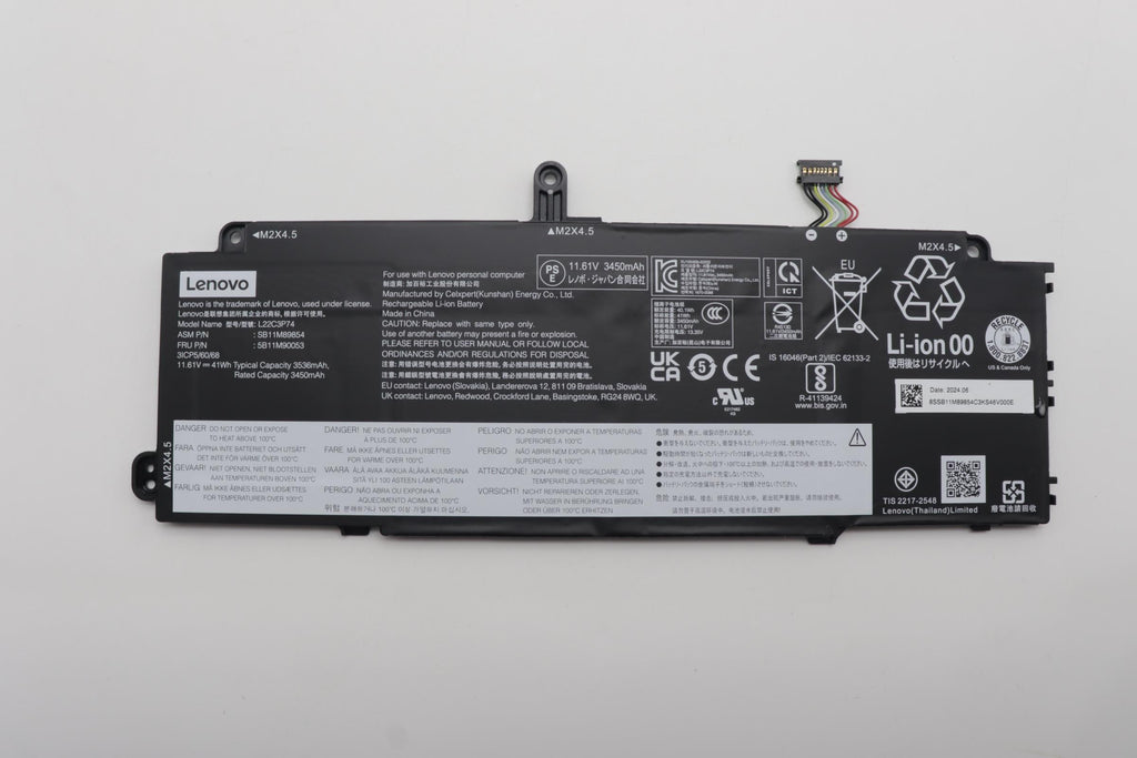 Internal 3-cell lithium-ion