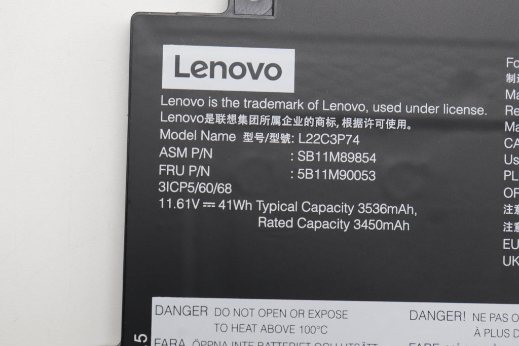 Internal 3-cell lithium-ion