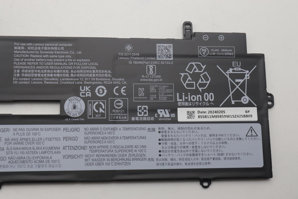 Internal 4-cell Lithium-Ion