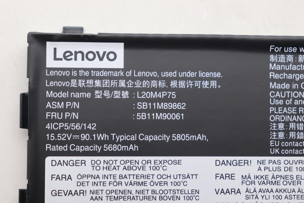 90.1Wh internal Lithium-Ion
