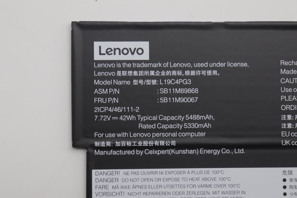 42Wh internal lithium-ion