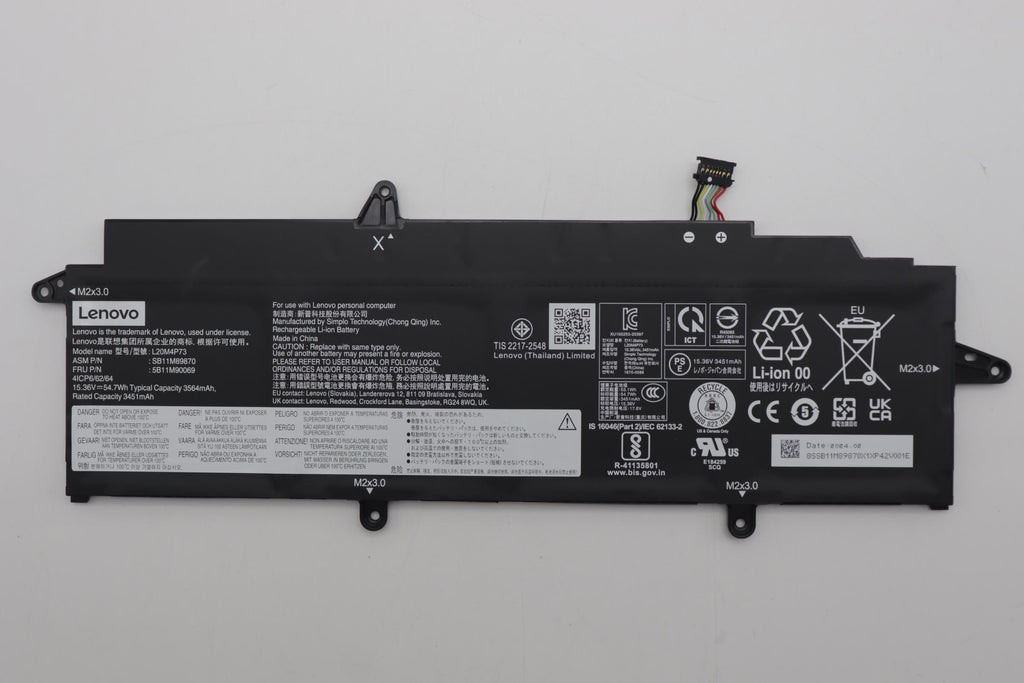 Internal lithium-ion battery