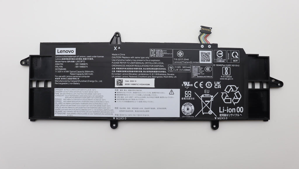 41Wh internal lithium-ion