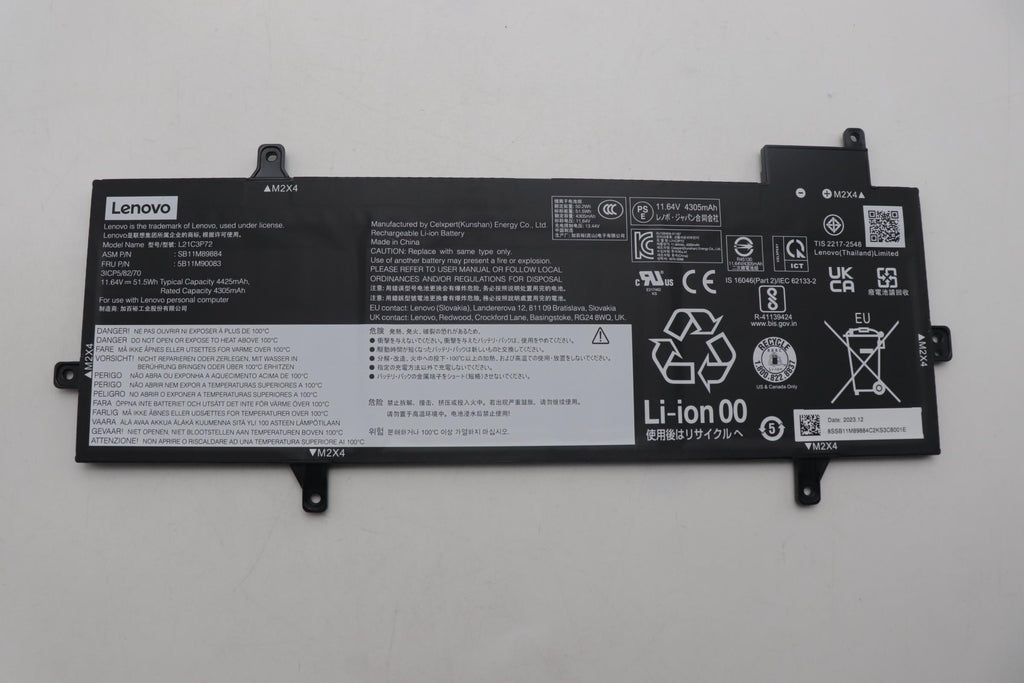 51.5Wh Internal Lithium-Ion