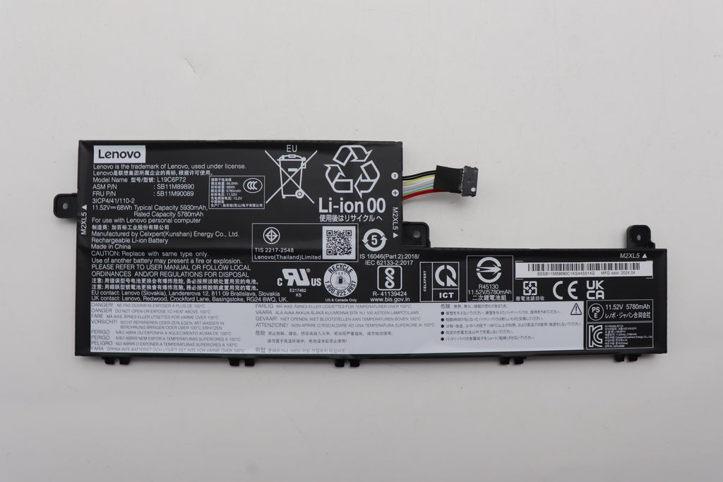68Wh 6-cell Li-ion internal