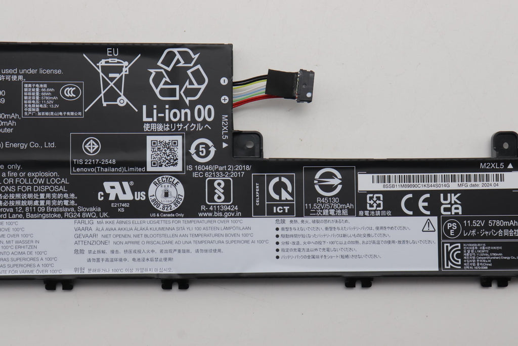 68Wh 6-cell Li-ion internal