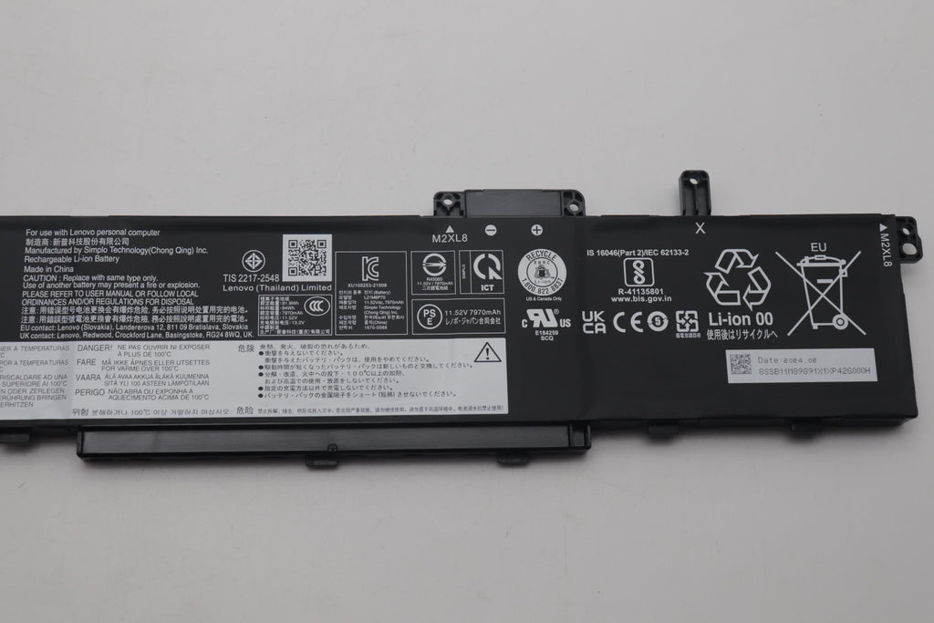 94Wh internal lithium-ion