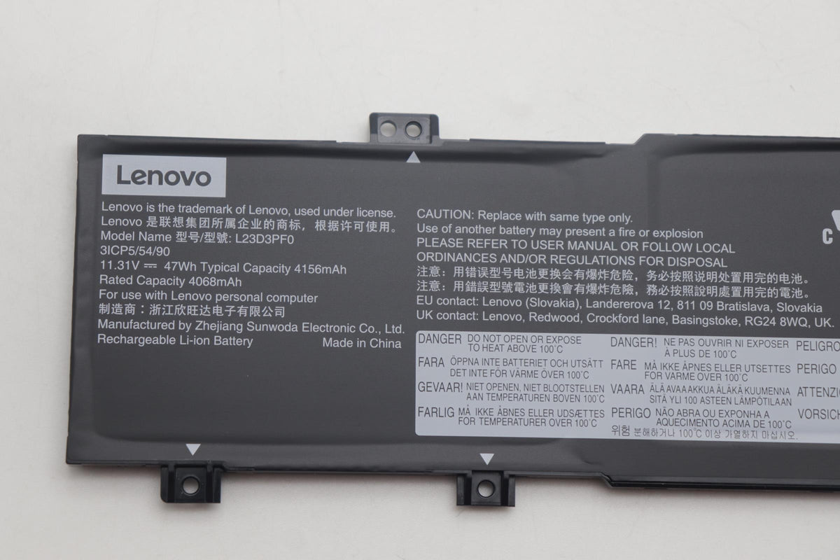47Wh 3-cell lithium-ion
