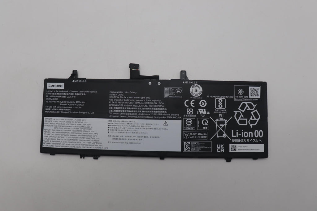 65Wh 4-cell lithium-ion