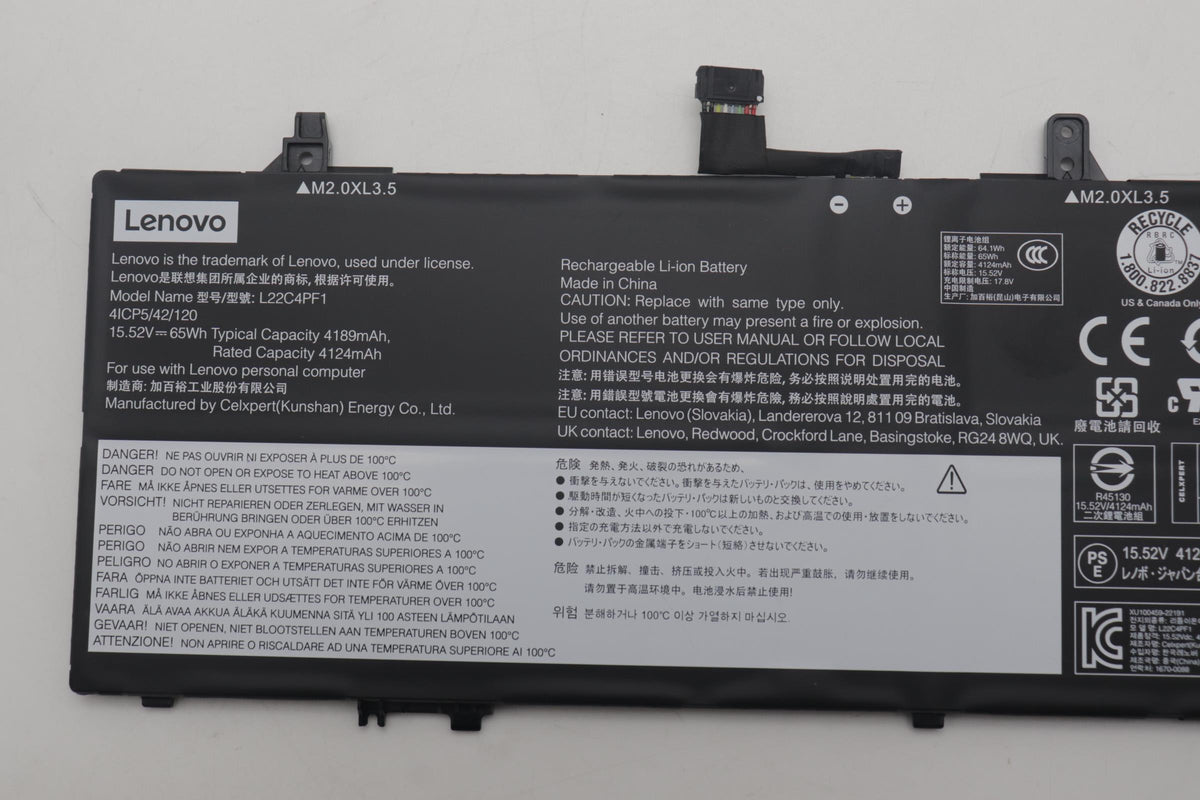 65Wh 4-cell lithium-ion