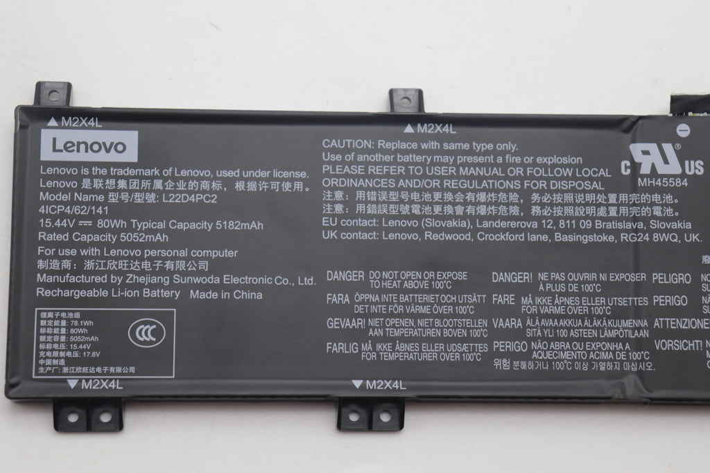 80Wh 4-cell lithium-ion