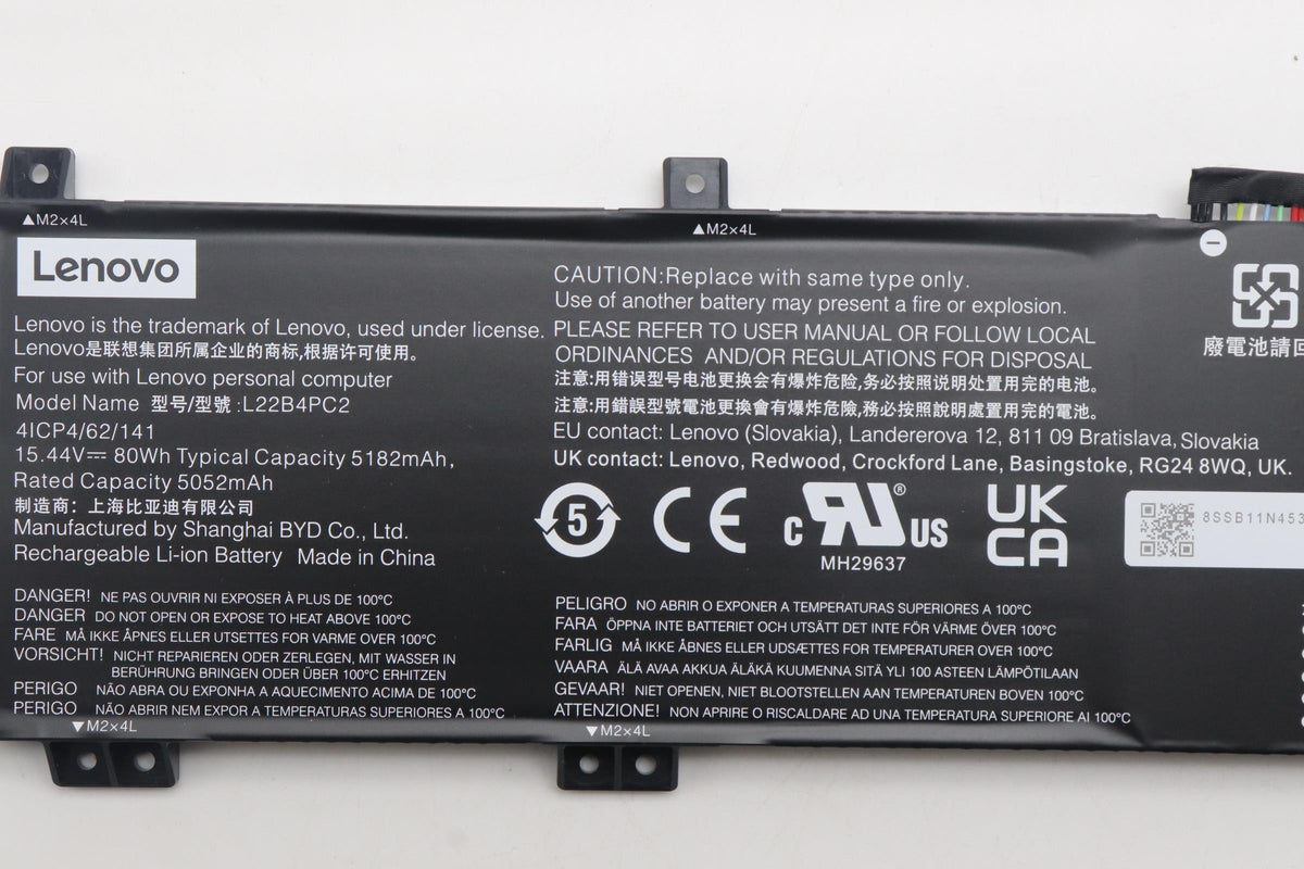 80Wh 4-cell lithium-ion