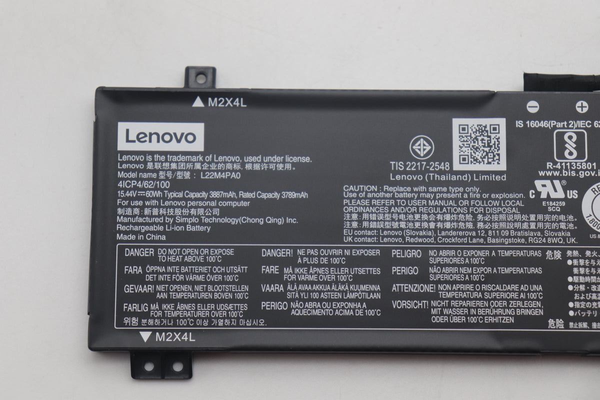 60Wh 4-cell lithium-ion