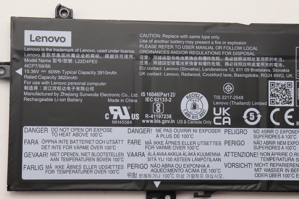 BATTERY 4cell 60Wh 15.36V